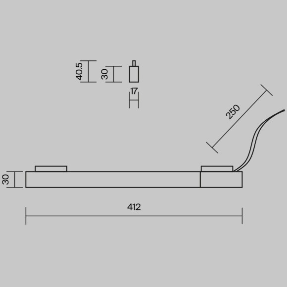 Блок питания 100Ватт не диммируемый для всех шин серии Maytoni Levity TRA184DR-100B