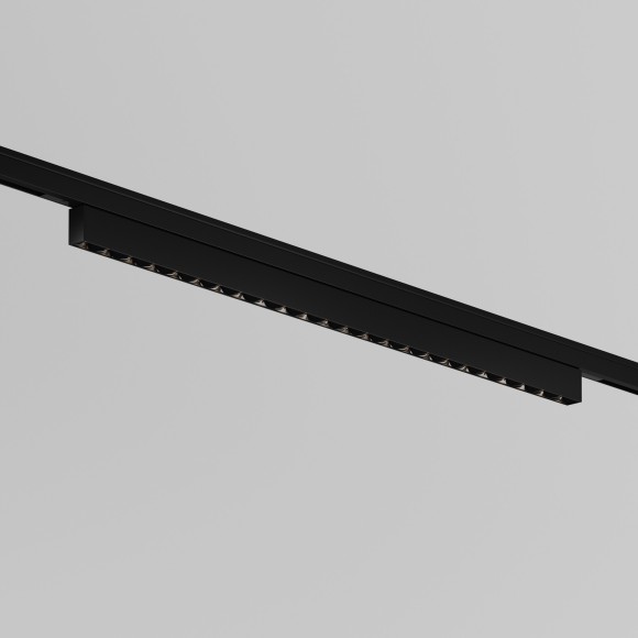 TR193-1-20W3K-M-B Ультратонкий трековый диммируемый по TRIAC 0/1-10V магнитный светодиодный светильник Maytoni Levity CRI90+ 3000К 1060Лм 30° 20Вт