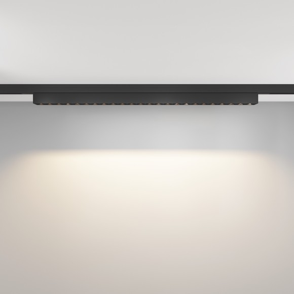 TR193-1-20W3K-M-B Ультратонкий трековый диммируемый по TRIAC 0/1-10V магнитный светодиодный светильник Maytoni Levity CRI90+ 3000К 1060Лм 30° 20Вт