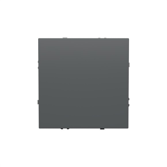 Выключатель встраиваемый VOLTUM S70 одноклавишный 10А, (титан)