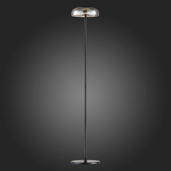 SL6002.405.01 Торшер ST-Luce Черный/Дымчатый LED 1*7W 4000K LAZIO