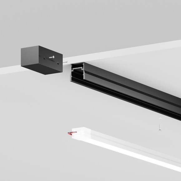 Профиль 2м для уличной трековой системы Maytoni Elasity IP65 Outdoor O-TR001-P-B2M