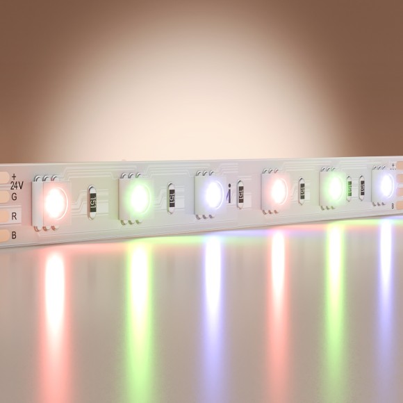 Светодиодная лента Base 24В 5050 14,4Вт/м RGB 5м IP 20 Led Strip 201197