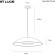 SL6128.703.01 Светильник подвесной ST-Luce Голубой/Голубой LED 1*24W 3000K LID