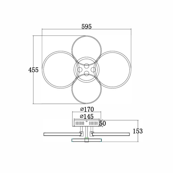 Потолочный светильник Freya FR10018CL-L40W