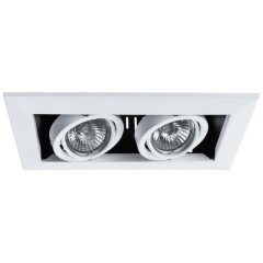 Встраиваемый светильник Arte Lamp A5941PL-2WH CARDANI PICCOLO под лампы 2xGU10 50W Встраиваемый светильник Arte Lamp A5941PL-2WH CARDANI PICCOLO под лампы 2xGU10 50W