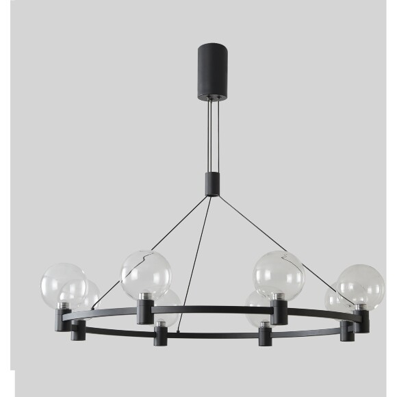 Люстра Crystal Lux DUET SP56W LED BLACK 4090/356