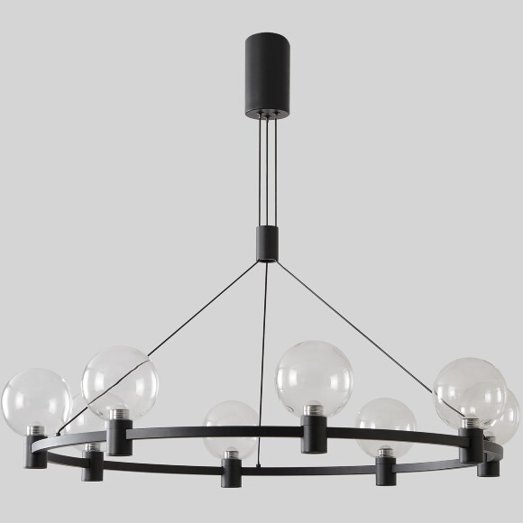 Люстра Crystal Lux DUET SP56W LED BLACK 4090/356