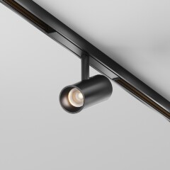 Maytoni EXILITY X TR243-4-5WTW-DSZ-B Трековый светодиодный черный магнитный SAMRT светильник цилиндр диаметром 3.5см, с полным управлением по Zigbee 3.0, LED 5Вт 2700-6000K 390Лм CRI90 36° IP20 48В