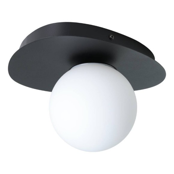 902091 CASTROVIDO Бра настенное G9 4.2Вт IP44 сталь стекло черный белый