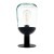 98702 DONATORI Уличный напольный светильник с 1 лампой E27, 60Вт, IP44, стекло, металл, черный