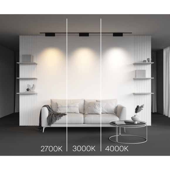 TR194-1-12W3K-M-B Ультратонкий трековый диммируемый по 0/1-10V магнитный светодиодный светильник Maytoni Levity CRI90+ 3000К 430Лм 30° 12Вт TR194-1-12W3K-M-B Ультратонкий трековый диммируемый по 0/1-10V магнитный светодиодный светильник Maytoni Levity CRI90+ 3000К 430Лм 30° 12Вт