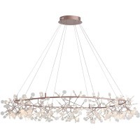 SL379.203.324 Люстра подвесная ST-Luce Медный/Белый LED 324*0,5W 3500K  (из 2-х коробок) RAFINA