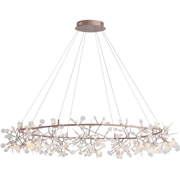 SL379.203.324 Люстра подвесная ST-Luce Медный/Белый LED 324*0,5W 3500K  (из 2-х коробок) RAFINA