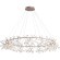 SL379.203.324 Люстра подвесная ST-Luce Медный/Белый LED 324*0,5W 3500K  (из 2-х коробок) RAFINA