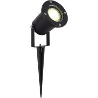 SL9014.425.01 Светильник уличный наземный ST-Luce черный/прозрачный GU10 1*50W YARDO