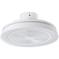 35218 EGLO Vallonia 1 (Валлония 1), потолочный LED-светильник с вентилятором и пультом, 2700-6500K, RGB, 3200 лм, Ø480×210 мм, белый, IP20