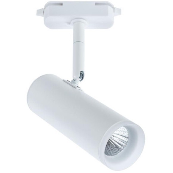 Однофазный двужильный светодиодный трековый светильник Arte Lamp A6813PL-1WH HUBBLE 4000К 800Лм CRI85+ 24° 10Вт Однофазный двужильный светодиодный трековый светильник Arte Lamp A6813PL-1WH HUBBLE 4000К 800Лм CRI85+ 24° 10Вт