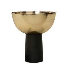 427272 VICTORIAVILLE Тарелка декоративная сталь золотой H320 D285 427272 VICTORIAVILLE Тарелка декоративная сталь золотой H320 D285