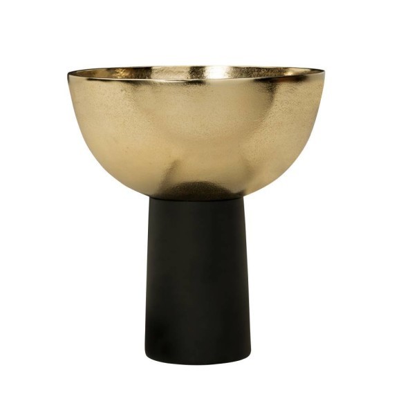 427272 VICTORIAVILLE Тарелка декоративная сталь золотой H320 D285 427272 VICTORIAVILLE Тарелка декоративная сталь золотой H320 D285