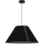 Arte Lamp Fleece A7092SP-1BK Подвесной современный светильник с плафоном 52 см, черный фетровый абажур, черный металл, длина провода 100см, лампа E27 1шт до 40Вт IP20 220В