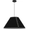 Arte Lamp Fleece A7092SP-1BK Подвесной современный светильник с плафоном 52 см, черный фетровый абажур, черный металл, длина провода 100см, лампа E27 1шт до 40Вт IP20 220В