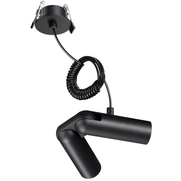 Встраиваемая база с вводом питания, гибким L-соединителем и проводом 200см Novotech Glat 359386 Встраиваемая база с вводом питания, гибким L-соединителем и проводом 200см Novotech Glat 359386