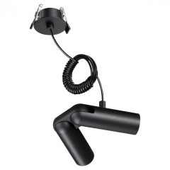 Встраиваемая база с вводом питания, гибким L-соединителем и проводом 200см Novotech Glat 359386