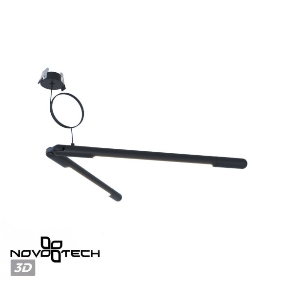 Встраиваемая база с вводом питания, гибким L-соединителем и проводом 200см Novotech Glat 359386 Встраиваемая база с вводом питания, гибким L-соединителем и проводом 200см Novotech Glat 359386