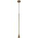 Светильник подвесной Crystal Lux ENERO SP1 BRASS