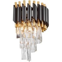 Бра Lumina Deco Funneli LDW 6003-2 BK+F.GD