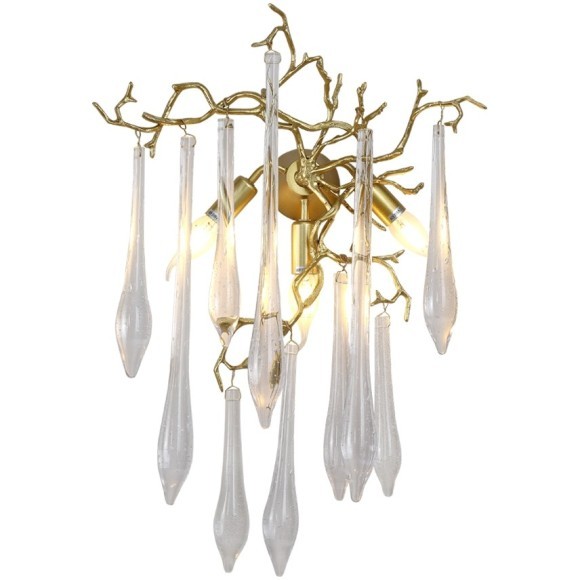 Бра Crystal Lux REINA AP3 GOLD PEARL