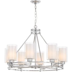 Подвесная люстра Marietta LDP 8025-8 CHR+WT Подвесная люстра Marietta LDP 8025-8 CHR+WT