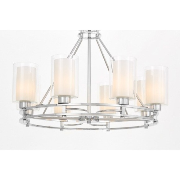 Подвесная люстра Marietta LDP 8025-8 CHR+WT