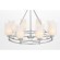 Подвесная люстра Marietta LDP 8025-8 CHR+WT