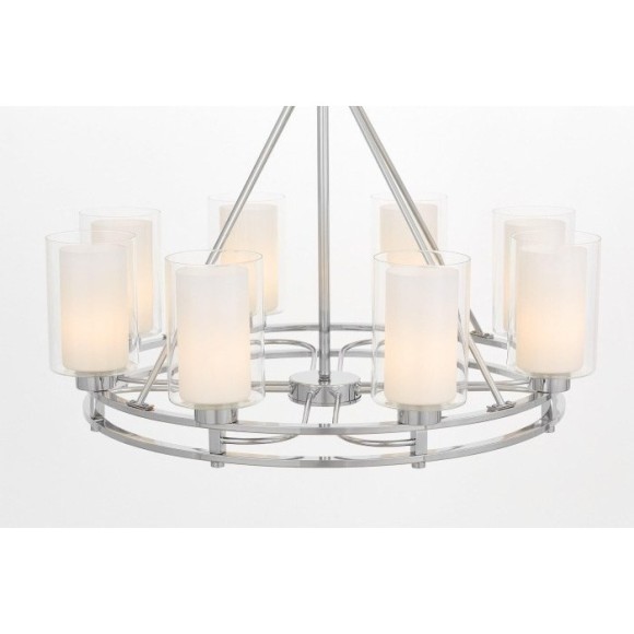 Подвесная люстра Marietta LDP 8025-8 CHR+WT