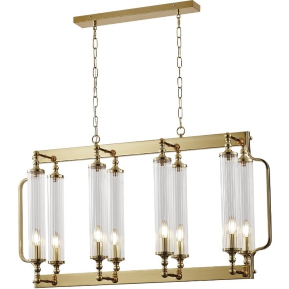 Люстра Crystal Lux TOMAS SP8 L1000 BRASS