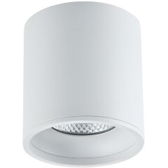 ST165.542.12 Светильник потолочный Белый LED 1*12W 4000K 840Lm Ra90 36° IP44 D80xH85 85-265V Накладные светильники