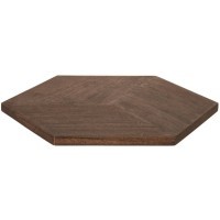 427124 Тарелка декоративная KABACAN, L395, B340, H35, дерево, натуральный