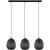 43266 Подвес DEMBLEBY, 3x40W (E27), L900, B200, H1100, сталь, черный/дерево, черный