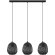 43266 Подвес DEMBLEBY, 3x40W (E27), L900, B200, H1100, сталь, черный/дерево, черный