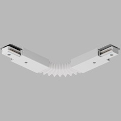 Гибкий соединитель для накладных однофазных шинопроводов Denkirs TR1106-WH