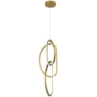 SL6505.213.42 Подвес ST-Luce Золотистый/Золотистый LED 1*42W 4000K ABRA