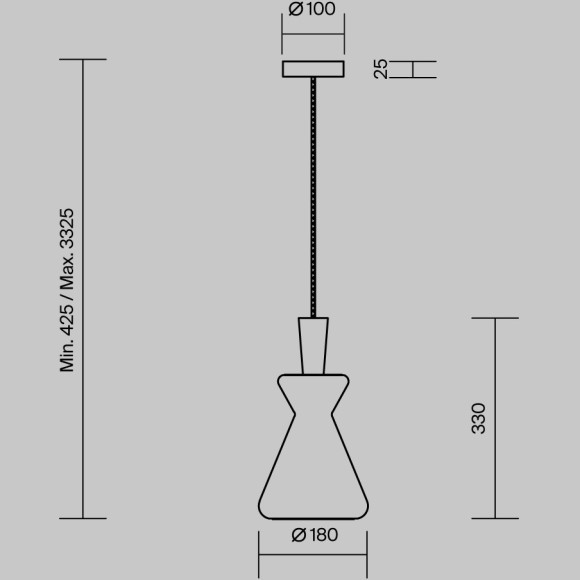 Подвесной светильник Maytoni MOD405PL-01W2