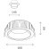 ST755.438.18 Св-к встр. Черный LED 1*18W 3000K 1 620Lm Ra80 120° IP20 D160xH60 100-240V Встраиваемые светильники