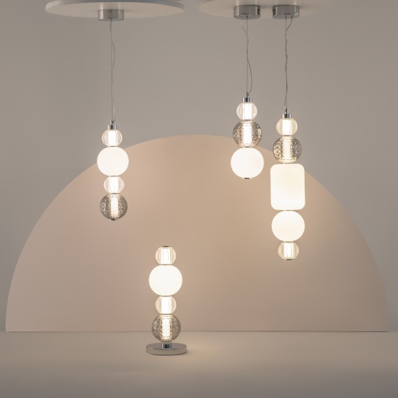 Подвесной светильник светодиодный Collar P069PL-L16CH3K