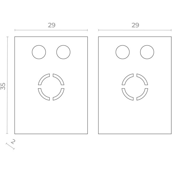 ST069.409.12 Торцевая заглушка (2 шт) для шинопровода в ГКЛ 9мм ST Luce Skyflat ST069.409.12 Торцевая заглушка (2 шт) для шинопровода в ГКЛ 9мм ST Luce Skyflat