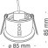 Встраиваемый светильник Maytoni DL032-2-01W Zoom IP65 под лампу 1xGU10 50W