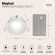 Встраиваемый светильник Maytoni DL032-2-01W Zoom IP65 под лампу 1xGU10 50W