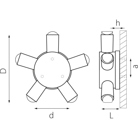 Светильник светодиодный уличный Dito Lightstar 380653